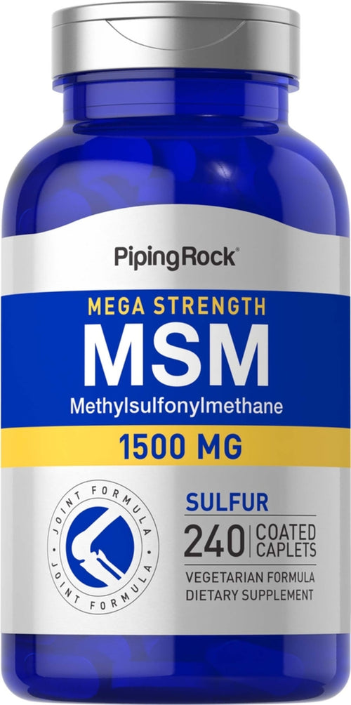 เมกา MSM + กำมะถัน 1500 mg 240 แคปเล็ทเคลือบ     