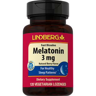 Melatonin Fast Dissolve (Natural Berry), 3 mg, 120 Lozenges