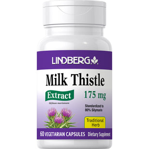 Milk Thistle Standardized Extract, 175 mg, 60 Vegetarian Capsules