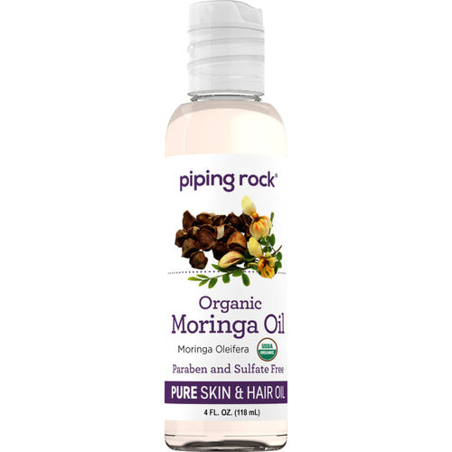 Moringa Oil (Organic), 4 fl oz (118 mL) Bottle