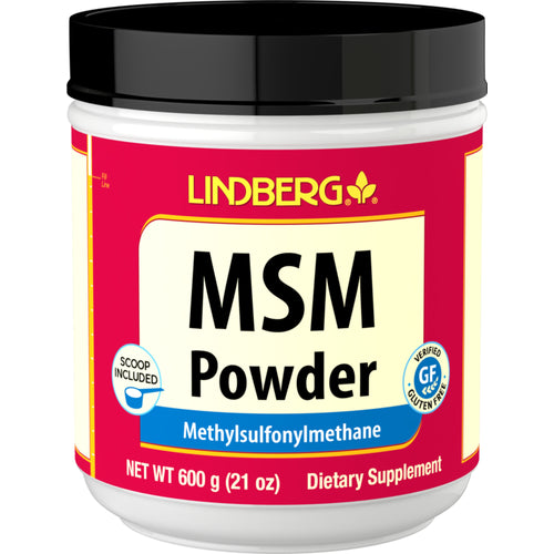 MSM (metylosulfonylometan) w proszku 4000 mg (na porcję) 21 uncja 600 g Butelka  