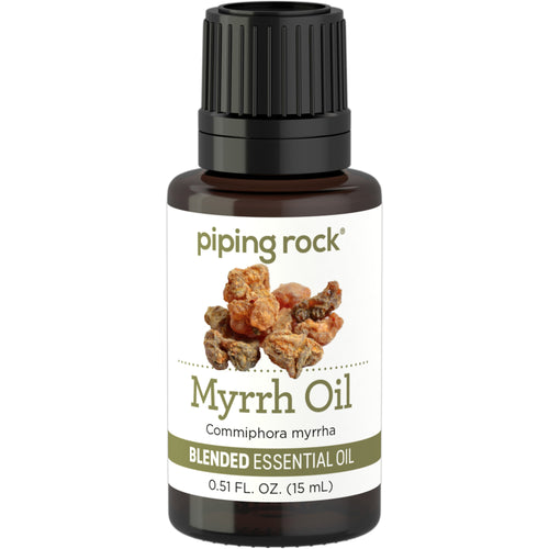 Myrrh Essential Oil Blend (GC/MS Tested), 1/2 fl oz (15 mL) Dropper Bottle