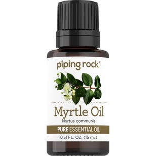 Myrtle Pure Essential Oil (GC/MS Tested), 1/2 fl oz (15 mL) Dropper Bottle