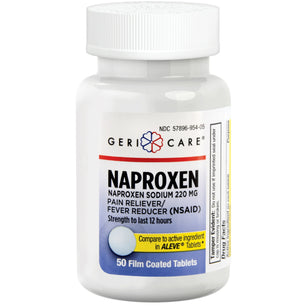 Naproxen Sodium 220 mg, Compare to Aleve , 50 Coated Tablets