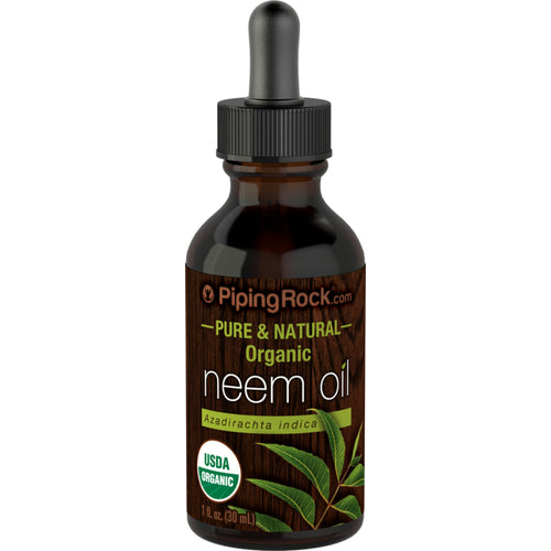 Neem-öljy (orgaaninen) 1 fl oz 30 ml Pipettipullo    