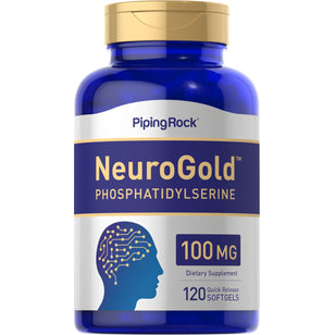 NeuroGold Phosphatidylserine, 100 mg, 120 Quick Release Softgels Bottle