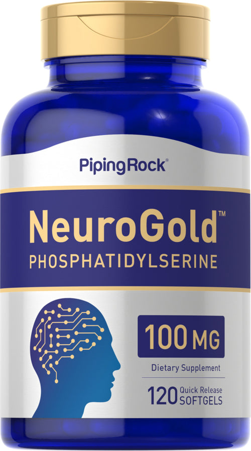 NeuroGold Phosphatidylserine, 100 mg, 120 Quick Release Softgels Bottle