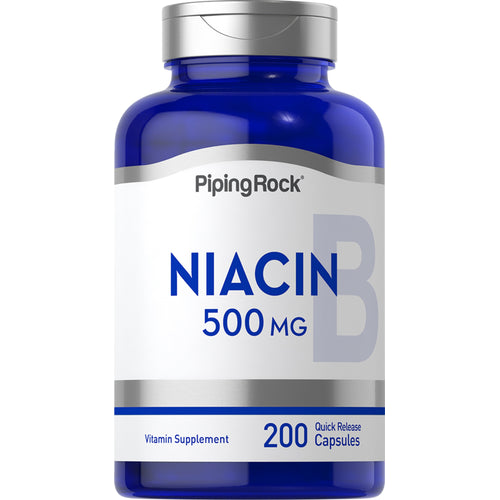 Niacín  500 mg 200 Kapsule s rýchlym uvoľňovaním     