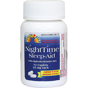 夜間睡眠緩助（鹽酸苯海拉明 25 mg） 比較對象 Nytol 72 Tabletlər     