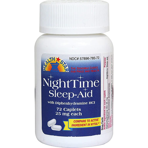 Sömnmedel (difenhydramin HCl 25 mg) Jämför med Nytol 72 Tabletlər     