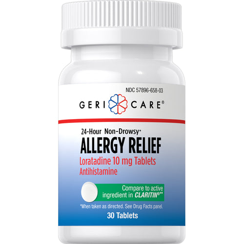 Neuspávajúca úľava od alergie Loratadín 10 mg Porovnať s Claritin 30 Tabletlər     