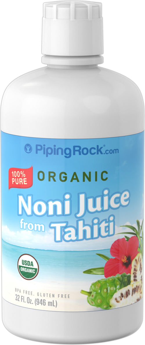 Noni-juice ren (Økologisk) 32 ounce 946 mL Flaske    