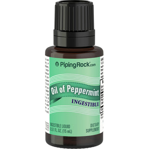 Peppermynteolje ren 1/2 ounce 15 ml Pipetteflaske    