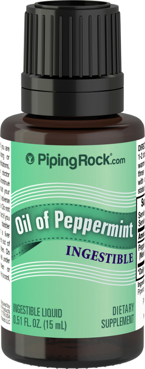Peppermynteolje ren 1/2 ounce 15 ml Pipetteflaske    