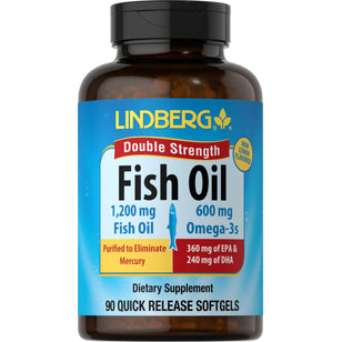 Olio di pesce Omega-3 (intensità doppia) 1200 mg 90 Capsule molli     