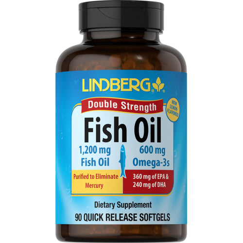 Aceite de pescado con omega-3 (doble fuerza) 1200 mg 90 Perlas     