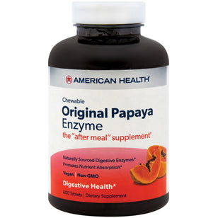 Original Papaya Enzyme Chewable, 600 Chewable Tablets