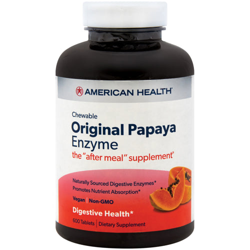 Comprimidos masticables de enzimas de papaya  600 Tabletas masticables       
