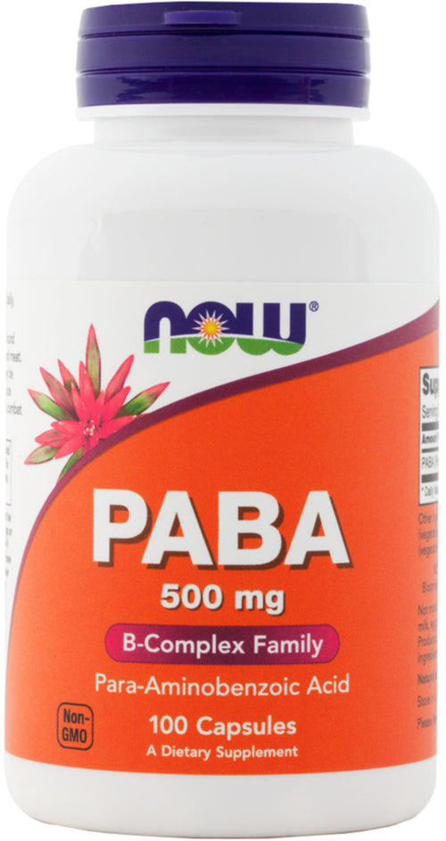 Paba, 500 mg, 100 Capsules