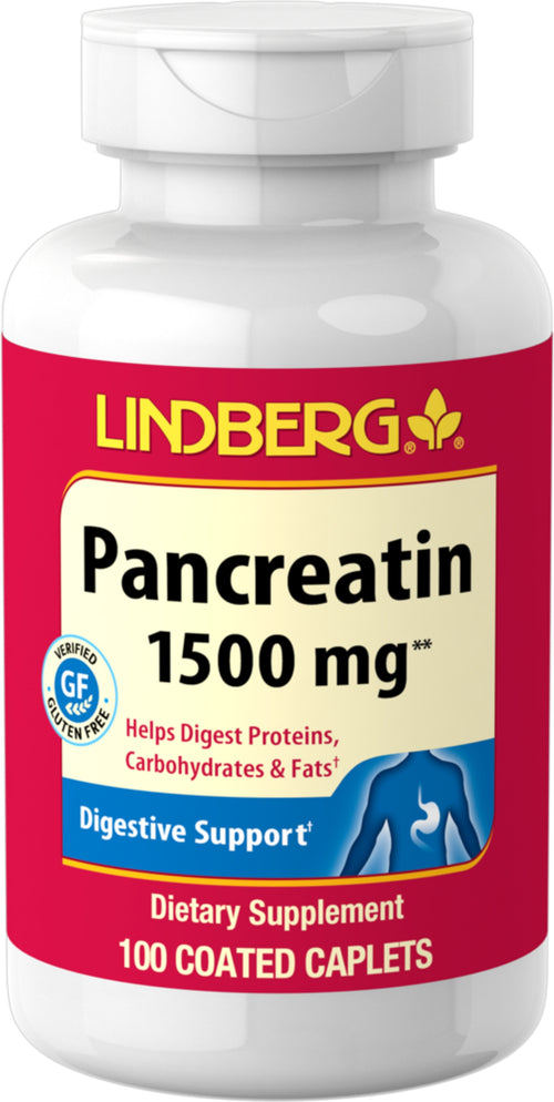 Pankreatiini 1500 mg 100 Päällystetyt kapselit     