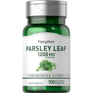Parsley Leaf, 1200 mg (per serving), 100 Quick Release Capsules