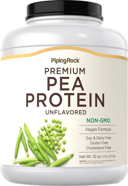 Proteine di piselli in polvere (non OGM) 7 lb 3.17 kg Bottiglia    