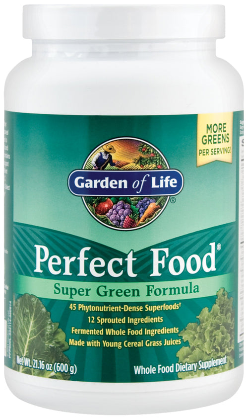 Perfect Food Super Green Formula ผง 21.16 ออนซ์ 600 g ขวด    