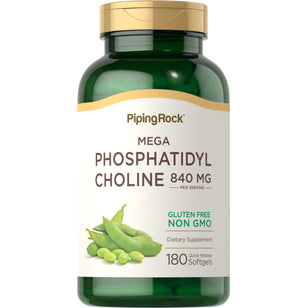 Phosphatidyl Choline, 840 mg (per serving), 180 Quick Release Softgels Bottle