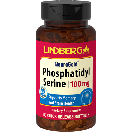 Fosfatidylserín (PS) 100 mg 60 Mäkké gély s rýchlym uvoľňovaním     