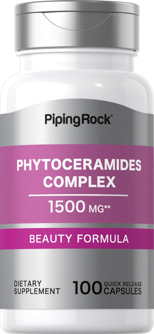 Phytoceramides Complex, 1500 mg, 100 Quick Release Capsules Bottle