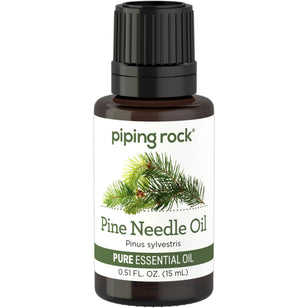 Pine Needle Pure Essential Oil (GC/MS Tested), 1/2 fl oz (15 mL) Dropper Bottle