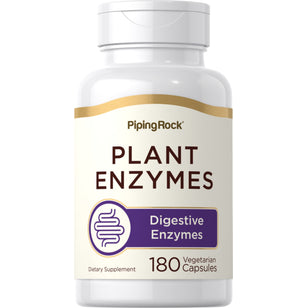 Enzymes de plantes,  180 Gélules végétales
