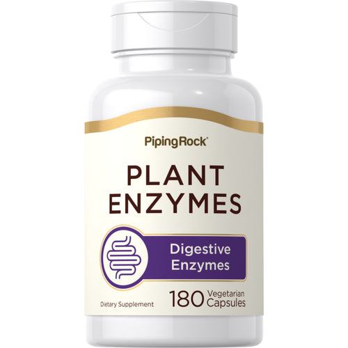 Enzymes de plantes,  180 Gélules végétales