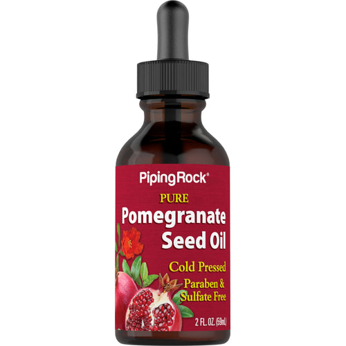 Pomegranate Seed Oil Pure Cold Pressed, 2 fl oz (59 mL) Dropper Bottle