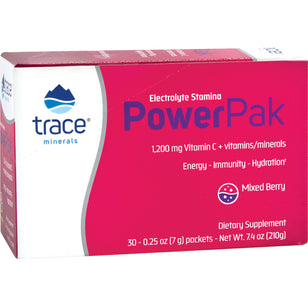 ผงวิตามินซี Power Pak (รสเบอร์รี่รวม) 1200 mg 30 กล่องเล็ก     