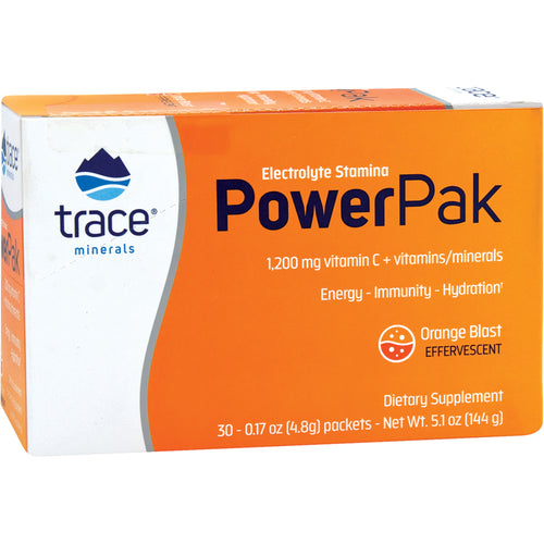 Power Pak vitamin C-pulver (Appelsineksplosjon) 1200 mg 30 Pakker     