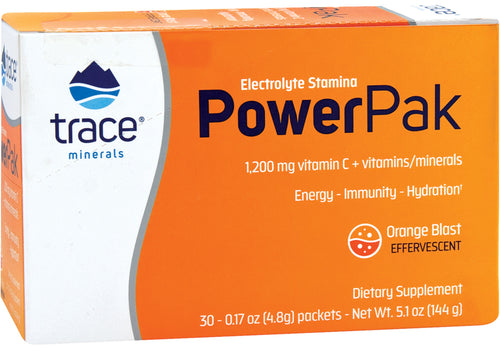 Vitamina C in polvere Power Pak (Esplosione di arancia) 1200 mg 30 Pacchetti     