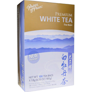 Chá de peónia branca 100 Saquetas de chá       
