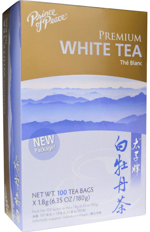 ชาขาวพีโอนี 100 ถุงชา       