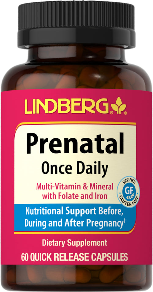 Prenatal Once Daily 60 Cápsulas de liberación rápida       