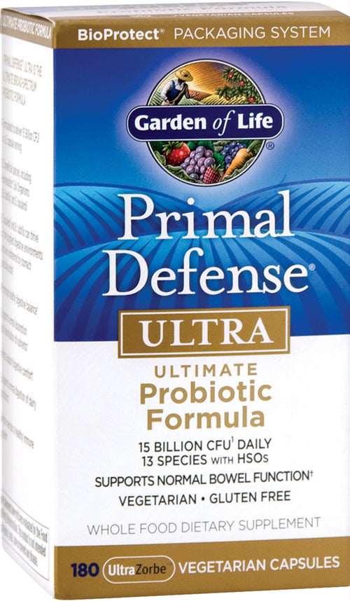 Primært forsvar ultra-probiotisk formel 180 Vegetarianske kapsler       