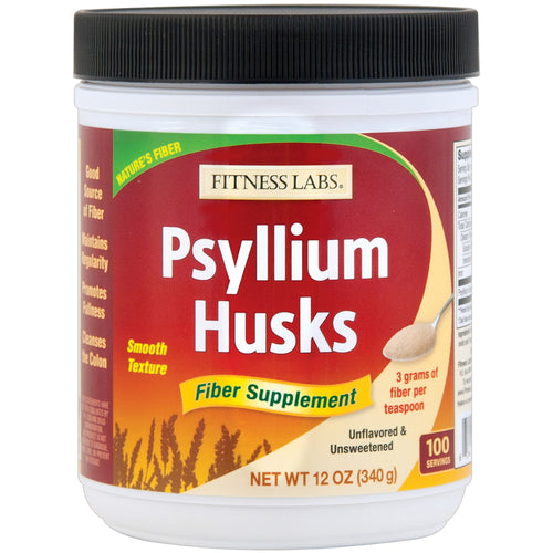 Psyllium Husks 12 ออนซ์ 340 g ขวด    