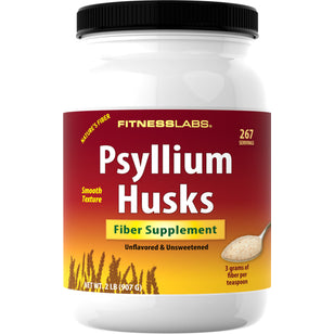Psyllium Husks 2 ปอนด์ 907 g ขวด    