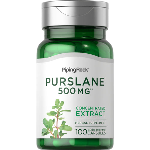 Purslane, 500 mg, 100 Quick Release Capsules