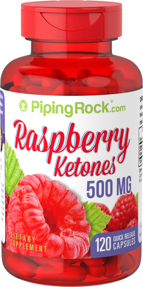 Raspberry Ketones, 500 mg, 120 Quick Release Capsules Bottle