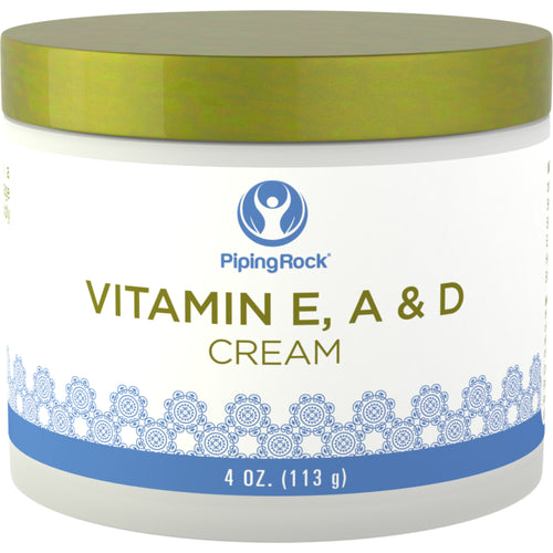 Revitalizing Vitamin E, A & D Cream, 4 oz (113 g) Jar