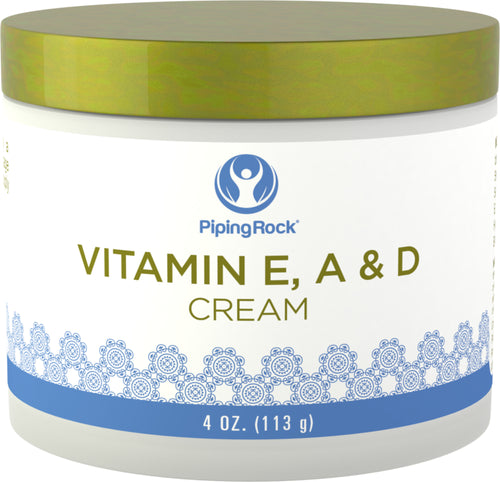 Crème revitalisante à la vitamine E, A et D 4 once 113 g Bocal    