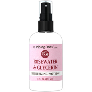 Ružová voda a glycerín 8 fl oz 237 ml Fľaša s rozprašovačom    