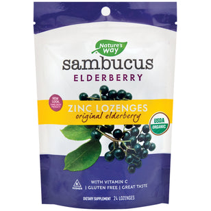 Sambucus, sambuco con zinco in pastiglie (biologico) 24 Barrette       