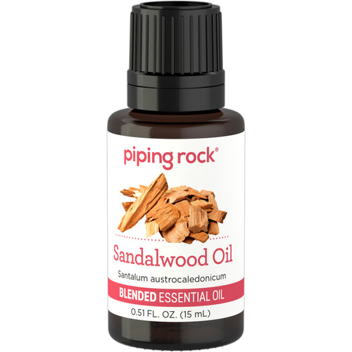 Sandalwood Essential Oil Blend, 1/2 fl oz (15 mL) Dropper Bottle